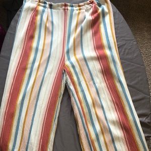 Multi colored cropped Sadie and Sage pants